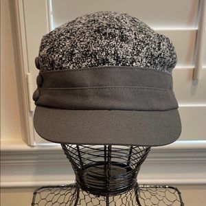 Cadet Hat with Fabric - Gray